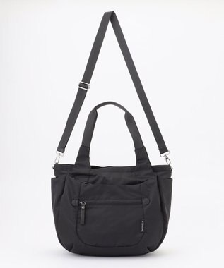 LA BAGAGERIE 【MONICA】ラウンド2WAYトートバッグ ブラック