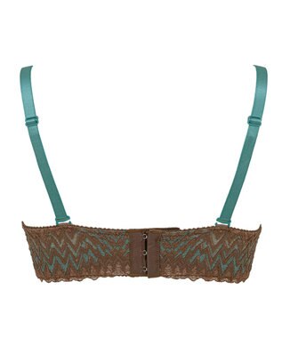 BRADELIS New York 【BRADELIS New York】ウェンディステップ１ブラ23S1 ふんわり包んで土台を作る育乳補整ブラ 補正下着 ブラウン