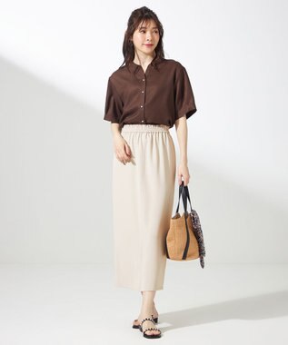 ANY SIS 【撥水・接触冷感・UVカット】コンフォートイージー スカート アイボリー