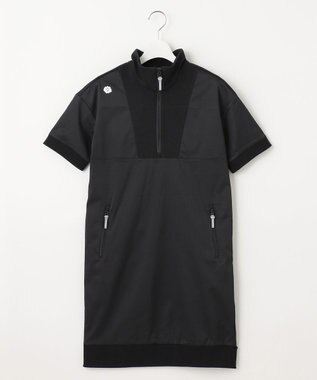 PW CIRCULUS 【WOMEN】DIMPLE  スポーティワンピ ゴルフウェア レディース ブラック系