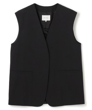 BEIGE， 【セットアップ対応・VERY 11月号掲載】ZEPHYR / ウールライクノーカラージレ Black