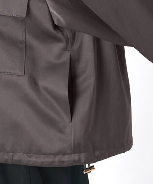 23区 【GOLD LABEL】コンパクトコットン ワークポケット ブルゾン グレー