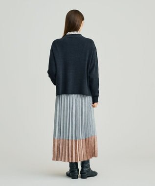 J.PRESS YORK STREET 【WOMEN】ANTI PILLING WOOL ボトルネックニット グレー系