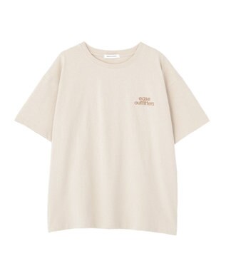 AMERICAN HOLIC 刺繍&フォトプリントTシャツ Beige