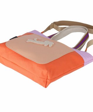 tsumori chisato CARRY キラミックスコンビ トートバッグ 2wayショルダー A4収納 ネコ オレンジ