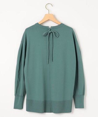 組曲 【WEB限定カラーあり】MINA バックリボンニットプルオーバー グリーン系