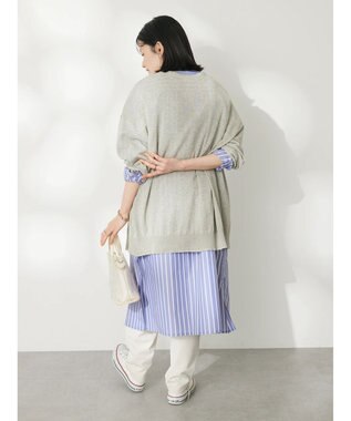 CRAFT STANDARD BOUTIQUE 強撚綿ニットカーディガン Gray