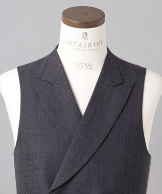 GOTAIRIKU 【Ermenegildo Zegna】ISLAND FLEECE　3ピーススーツ ネイビー系8