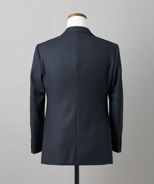 GOTAIRIKU 通年仕様【DORMEUIL/ドーメル】ミレニアル  3ピーススーツ(ネイビー) ネイビー系1