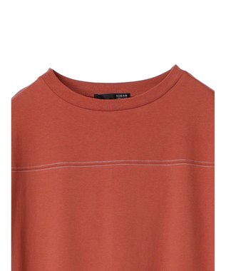 Green Parks ・ＳＵＧＡＲ　ＳＰＯＯＮ【ＣＯＯＬ】ステッチＴＥＥワンピ Orange