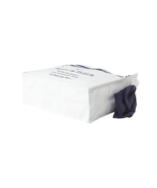 Maison de FLEUR マリンラインリボンスクエアトートバッグ Light Blue