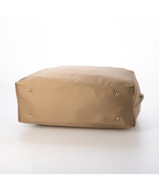 UNBILLION ペルケ perche / ナイロン×牛革付属ユーティリティ2wayトート ライトベージュ