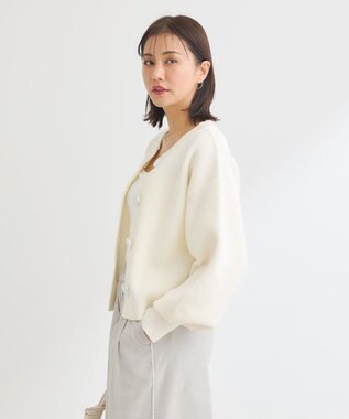 Green Parks ・ＡＮＤＳＥＡＲＣＨ　ニットカーディガン Off White