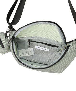 AMERICAN HOLIC 【2点SET】ポーチ付ダブルメッシュウエストポーチ Gray