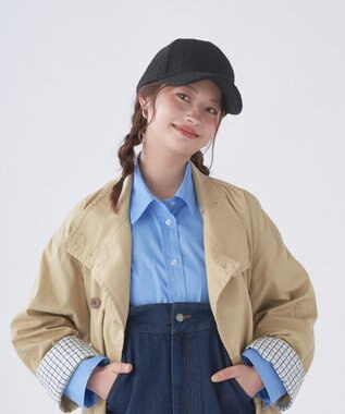 MOONBAT estaa(エスタ) ざっくりツイード キャップ  帽子 手洗い可能 サイズ調整可能