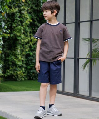 J.PRESS KIDS 【100-130cm】サッカージャージ リブＴシャツ ダークブラウン系