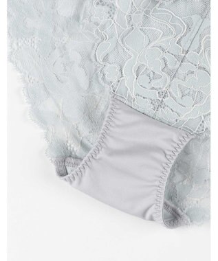 une nana cool リボンブラレース　総レースショーツ GY