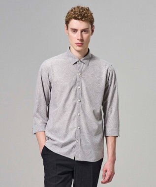 JOSEPH HOMME 【新柄】ヨシタレース　7分袖レギュラーカラーシャツ
