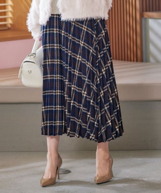 Tiaclasse 【安田美沙子さん着用】チェックプリーツスカート