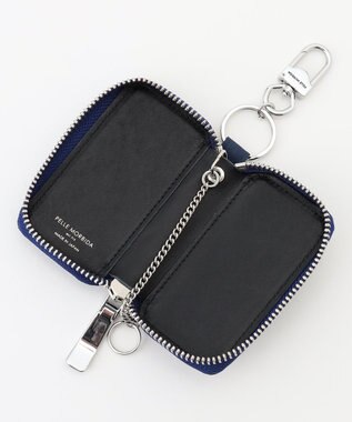JOSEPH HOMME 【WEB限定】【PELLE MORBIDA】キーケース ブルーxブラック