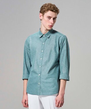 JOSEPH HOMME 【新柄】ヨシタレース　7分袖レギュラーカラーシャツ