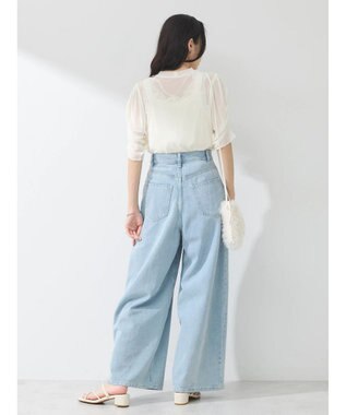 earth music&ecology ５分袖シアーインナー White