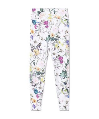 Chacott Chacott BALANCE ローズガーデンプリントレギンス ホワイトプリント