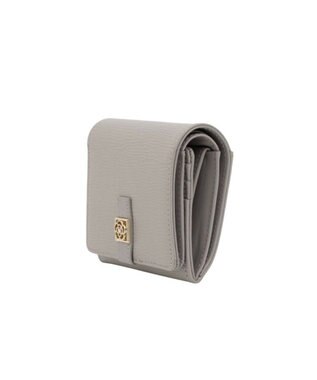 CLATHAS デフィ 内ボックス二つ折り財布 ライトグレー