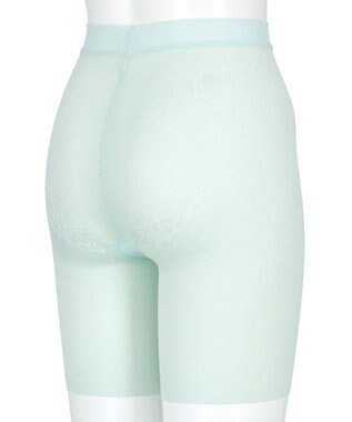 Wing ガードル 汗をかいてもさらさら 接触冷感(身生地部) シルエットすっきり 【夏の涼軽パンツ】 ロング丈 一枚ばき可能 春 夏 KQ2715 ウイング／ワコール グレイッシュブルー