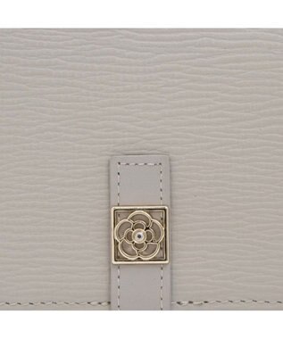 CLATHAS デフィ 内ボックス二つ折り財布 ライトグレー