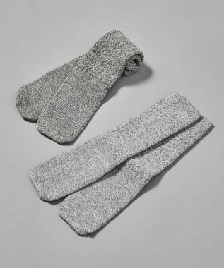 JOSEPH ABBOUD MOUNTAIN 【SPACE】OGコットンケーブル  ソックス アイボリー系