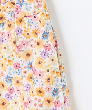 組曲 KIDS 【110-140㎝】サマーフラワー ショートパンツ ヒマワリ