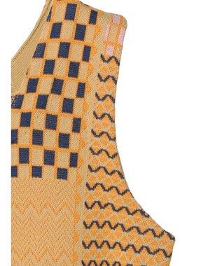 Green Parks ■ＥＳＣＡＲ　ダブルジャカードニットタンク Orange