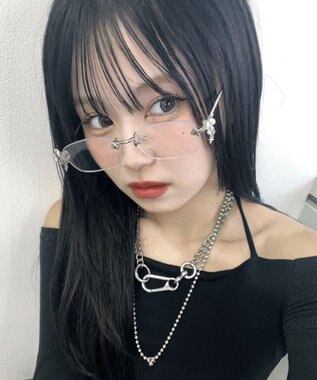 WEGO チャームリムレスアイウェア