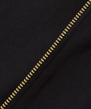 ANY シアーランタンスリーブブルゾン ブラック