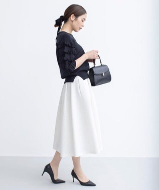 組曲 トップハンドルハンド バッグ ブラック系