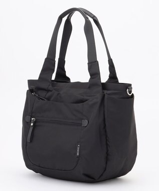 LA BAGAGERIE 【MONICA】ラウンド2WAYトートバッグ ブラック