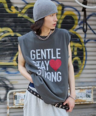 WEGO 【ユニセックス着用ITEM/MLサイズ展開】グラフィックBIGノースリーブ 柄1