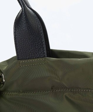 TOPKAPI 【TREASURE TOPKAPI】ナイロン パターンベルト付き 2way トートバッグ / 8ポケット モスグリーン