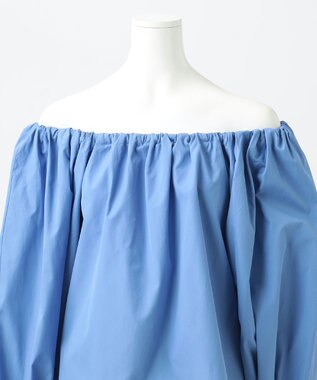 23区 【エステータ】THOMAS MASON ボリュームスリーブブラウス ブルー系