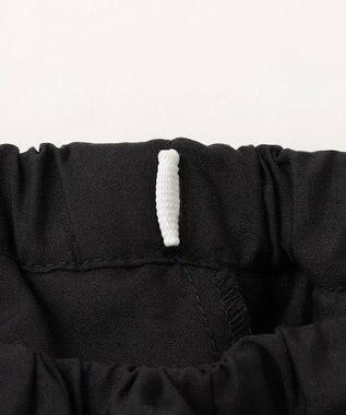 ANY KIDS ラメチュールフレアスカート ブラック×カボチャ