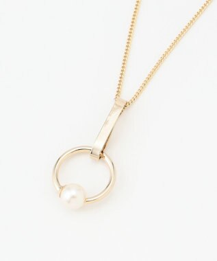 J.PRESS LADIES スティック パール ネックレス ゴールド系