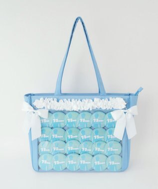 WEGO 【痛バ＆推し活グッズ】ときめきプレーン痛バッグL サックス