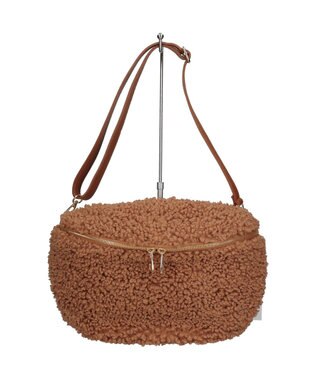 INTER-CHAUSSURES 【ANDREA CARDONE】レザーストラップボアショルダーバッグ