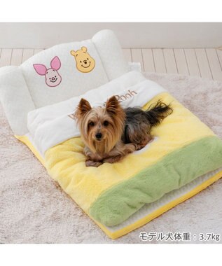 PET PARADISE ディズニー くまのプーさん すやすや ベッド 小型犬 イエロー