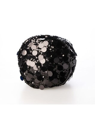 UNBILLION カシュカシュ cachecache / 2wayスパンコール巾着ショルダー ブラック