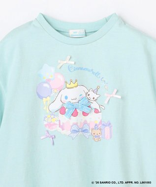 ANY KIDS 【シナモロール×ANY KIDS】プリント 半袖Tシャツ ミント