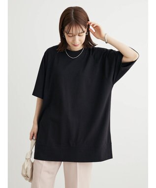 Green Parks 接触冷感５分袖ラグランチュニック