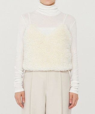 uncrave 【手洗い可】シープライク ファー ビスチェ（uncrave STANDARD） オフ