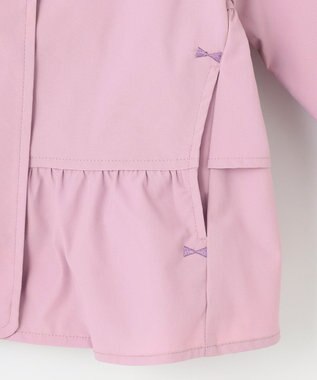 組曲 KIDS 【100㎝】【撥水】フリル マウンパ ラベンダー系